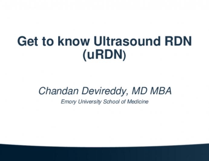 Get To Know Ultrasound RDN (uRDN)