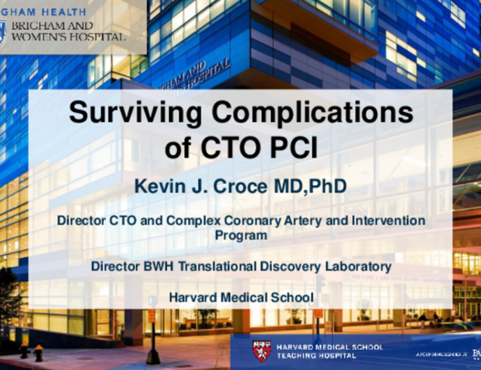 How to Survive Complications of CTO PCI