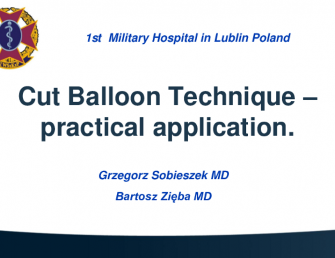 TCT 667: Cut Balloon Technique – Practical Application