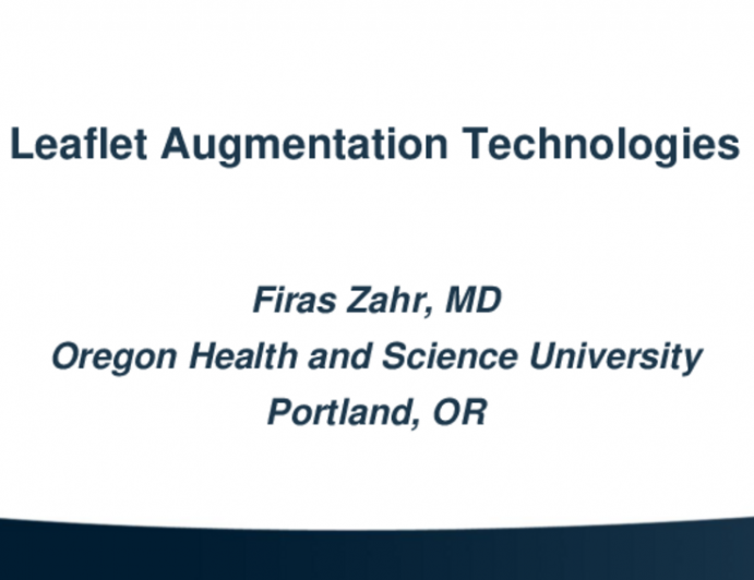 Leaflet Augmentation Technologies (Half-Moon, Polares, Dura-Sutra)