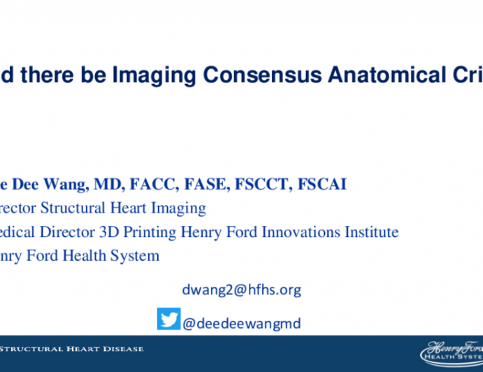 Patient Anatomical Selection for LAAO: Should There Be Imaging Consensus Anatomical Criteria?