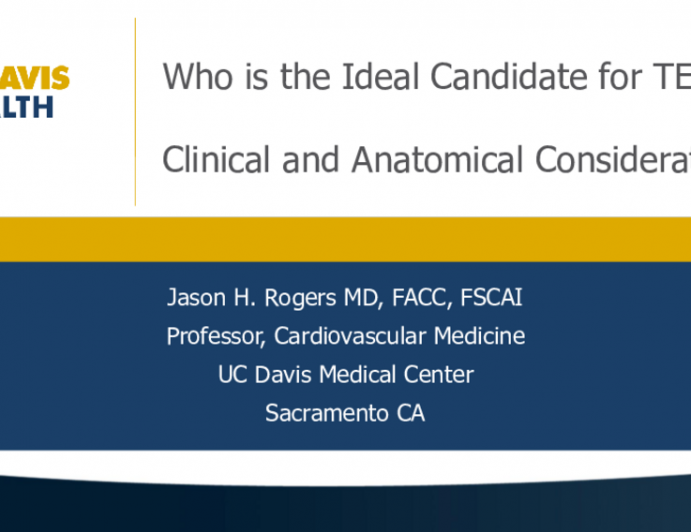 Who Is the Ideal Candidate for TEER? Clinical and Anatomical Considerations