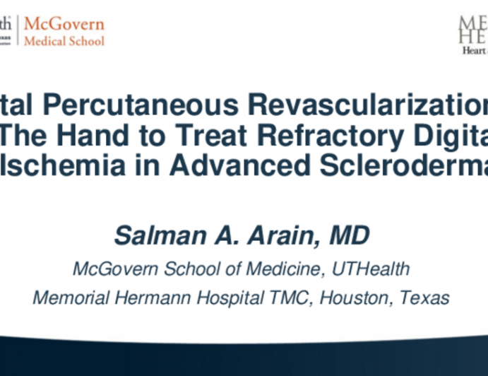 Total Percutaneous Revascularization Of The Hand To Treat Refractory Digital Ischemia In Advanced Systemic Sclerosis