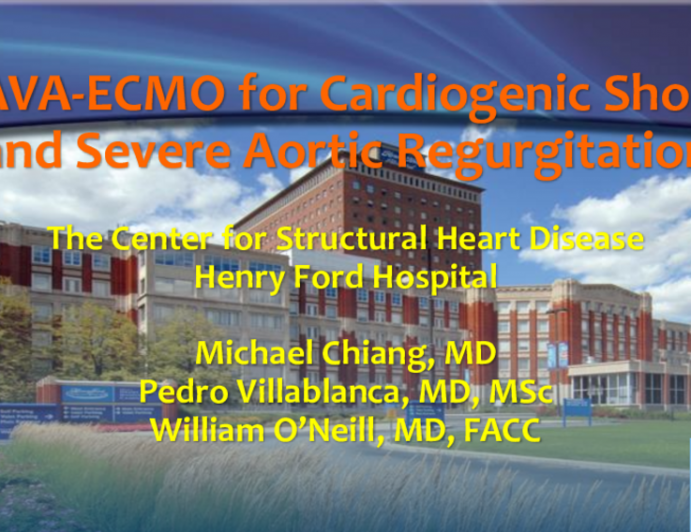 TCT 540: LAVA-ECMO for Cardiogenic Shock and Acute Aortic Regurgitation as a Bridge to Valve-in-Valve TAVR and PCI
