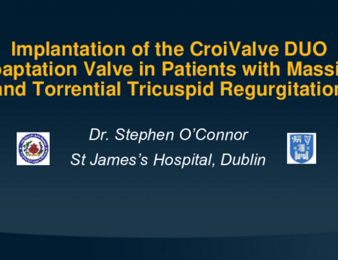 Temporary Implantation of the CroiValve DUO Coaptation Valve in Patients with Massive and Torrential Tricuspid Regurgitation