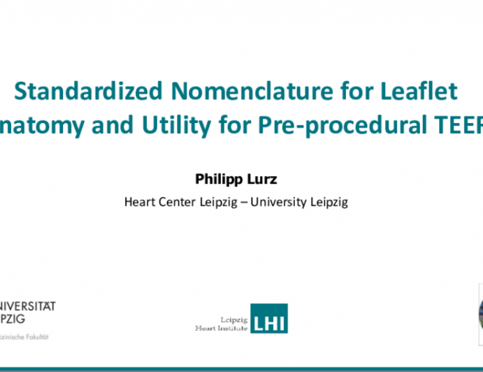 Standardized Nomenclature for Leaflet Anatomy and Utility for Pre-procedural TEER Planning