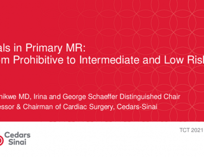 Perspectives on TEER Trials in Primary MR: From Prohibitive to Intermediate and Low Risk