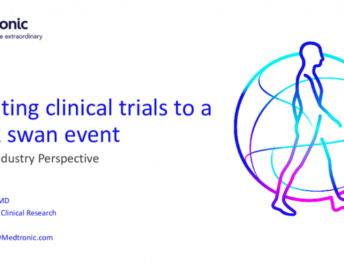 Adapting Clinical Trials to a Black Swan Event, from Industry Perspective