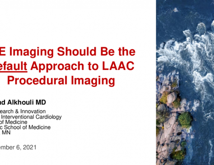 ICE Imaging Should Be the Default Approach to LAAC Procedural Imaging