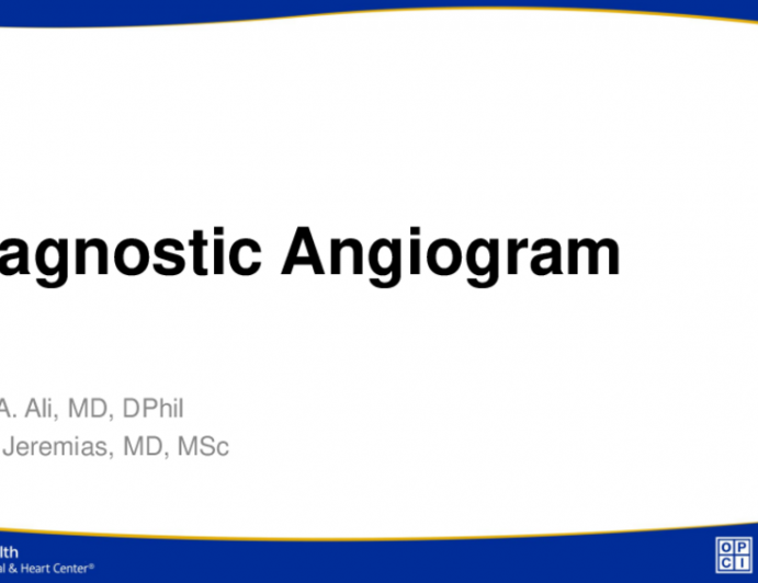 Introduction to case: Zero contrast PCI in the RCA for an ACS patient with MVD