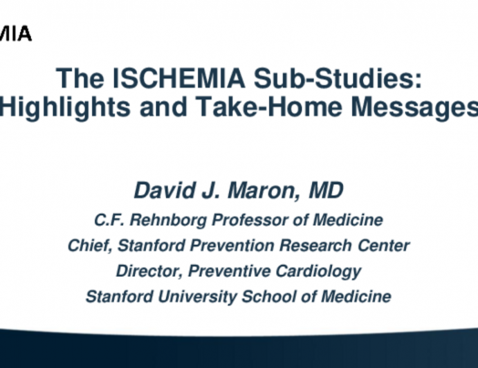 The ISCHEMIA Sub-studies: Highlights and Take-Home Messages