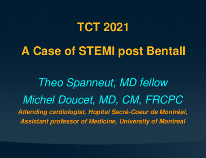 TCT 516: A Challenging Case Of STEMI With Cardiogenic Shock Due To Early Failure Of Vein Graft Bypass Post Biological Bentall Intervention On A 54 Year-Old Woman: Successful PCI Guided By CTA
