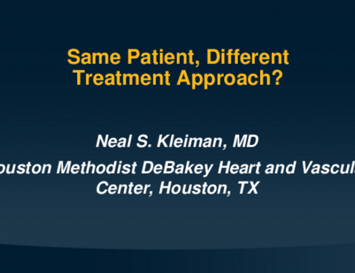 Same Patient, Different Treatment Approach?