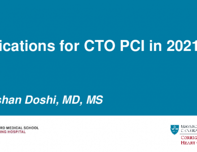 Indications for CTO PCI in 2021