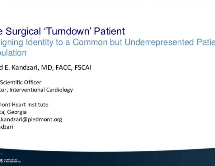 Surgical Turndowns: What We Know and What We Don’t