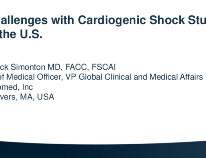 Challenges With Cardiogenic Shock Studies in the US