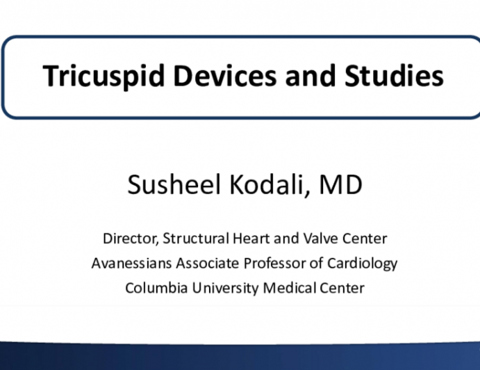 Tricuspid Devices and Studies