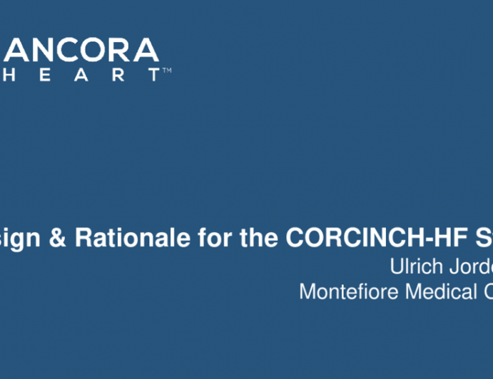 Design and Rationale of the CORCINCH-HF pivotal study