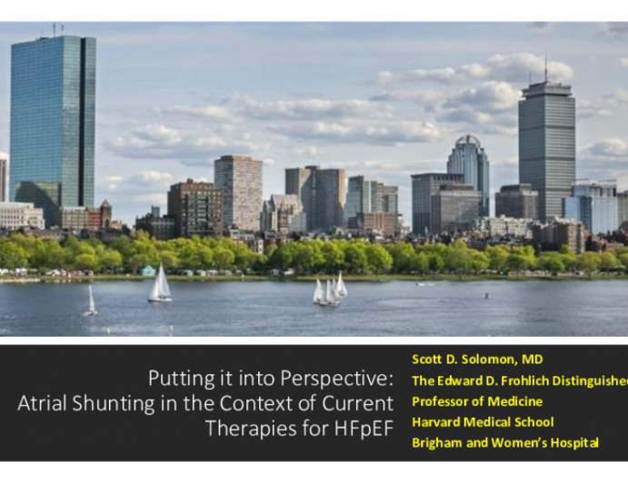 Putting it into Perspective: Atrial Shunting in the Context of Current Therapies for HFpEF