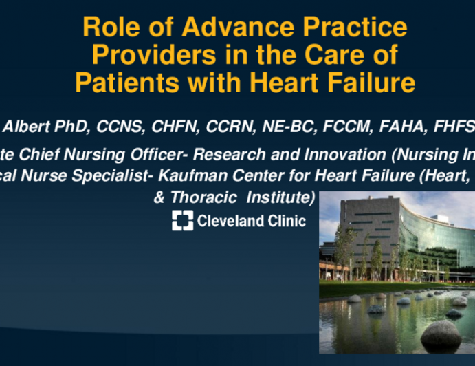 The Role of the Advanced Practice Provider in the Care of the Heart Failure Patient