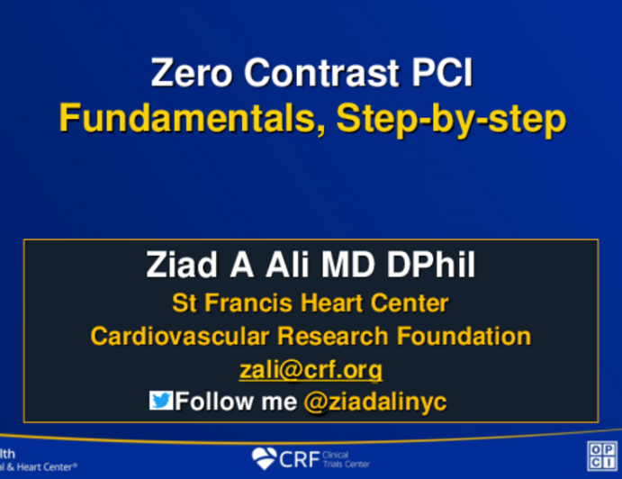 Zero Contrast PCI:  Fundamentals, Step-by-Step