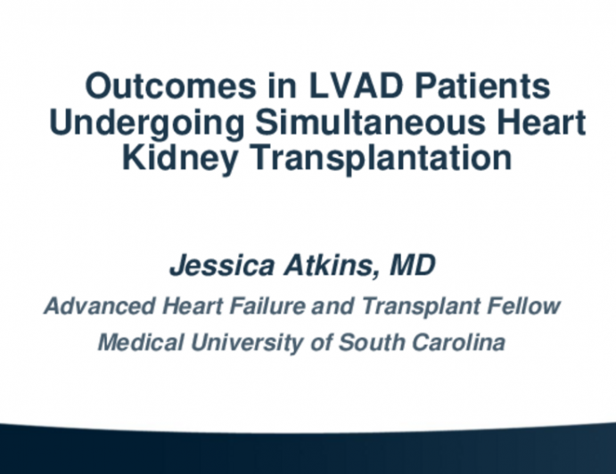 Outcomes in LVAD Patients Undergoing Simultaneous Heart-Kidney Transplantation