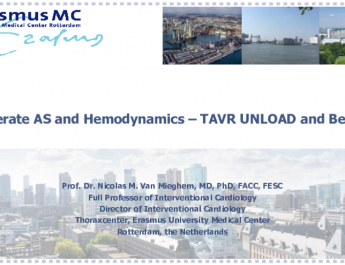 Moderate AS and HD - TAVR Unload and Beyond