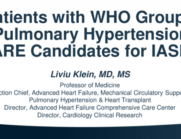 CON - Patients with Group 2 Pulmonary Hypertension are not candidates for interatrial shunts!