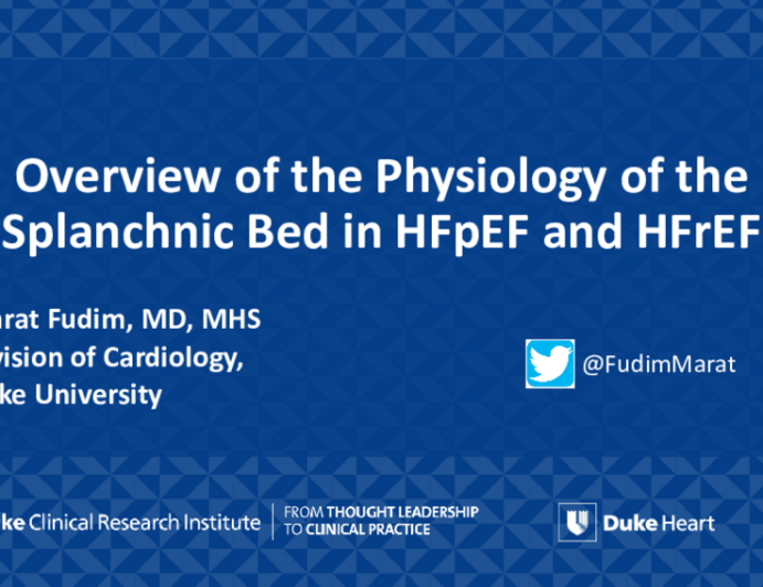 Overview of the physiology of the splanchnic bed in HFpEF and HFrEF