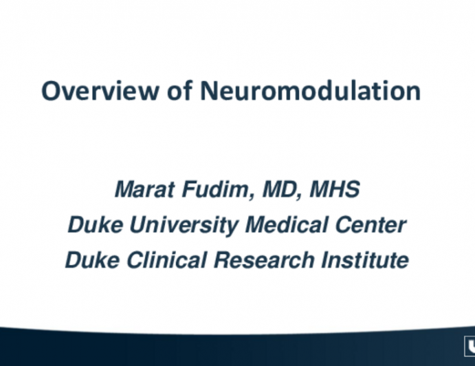 Overview of Neuromodulation