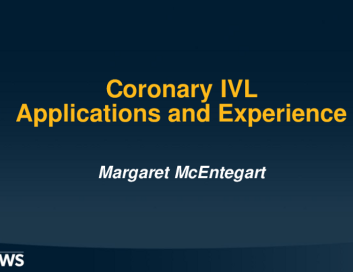 Coronary IVL applications and experience