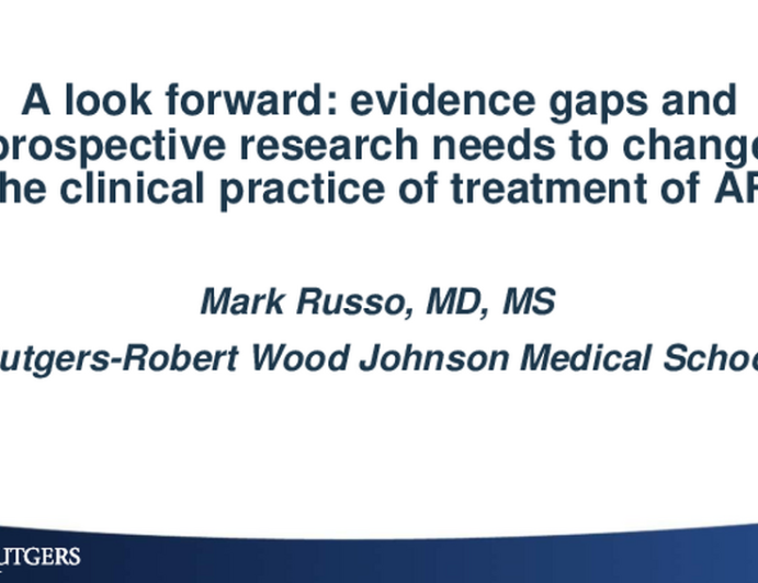 A look forward: evidence gaps and prospective research needs to change the clinical practice of AR treatment