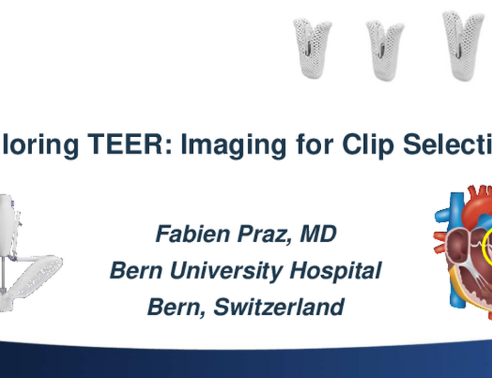 Tailoring TEER: Imaging for Clip Selection