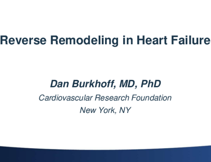 Reverse Remodeling in Heart Failure