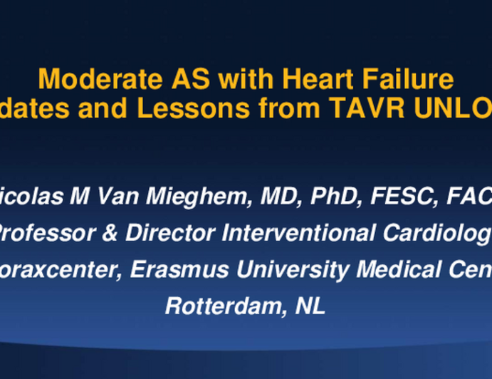 Moderate AS With Heart Failure: Updates and Lessons From TAVR UNLOAD