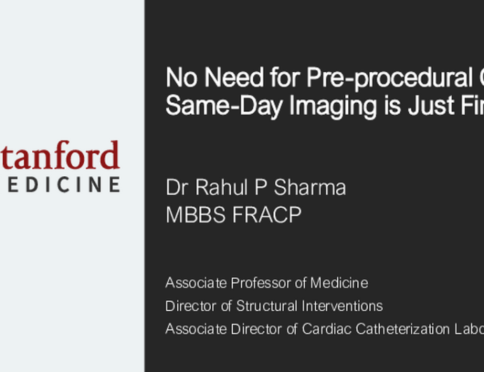 No Need for Pre-procedural CT: Same-Day Imaging is Just Fine!