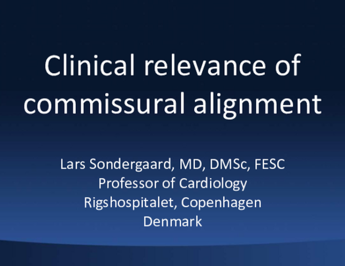 Clinical relevance of Commissural Alignment