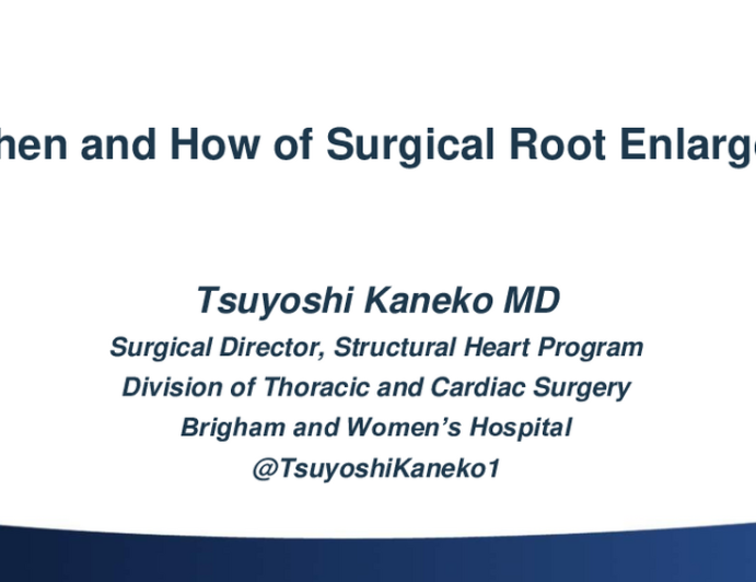 The When and How of Surgical Root Enlargement