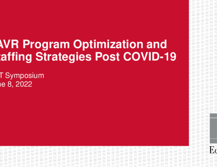 Aortic Stenosis and lack of treatment during/post COVID-19, staffing issues and efficiency programs for TAVR optimization