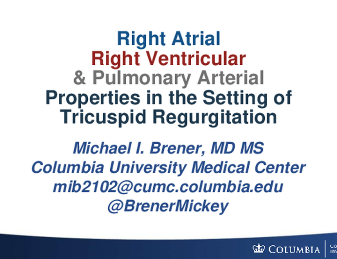 A Concise Review of Right Atrial, Right Ventricular, and Pulmonary Arterial Properties in the Setting of Tricuspid Regurgitation