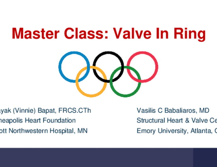 Valve-in-Ring: Understanding the Various Rings and Technical Pearls