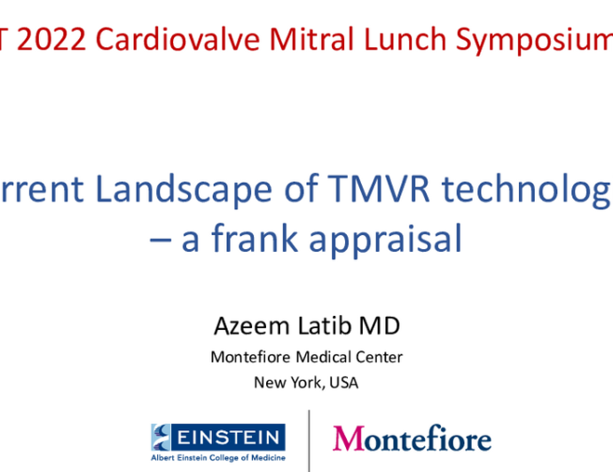 Current Landscape of TMVR technologies - a Frank Appraisal