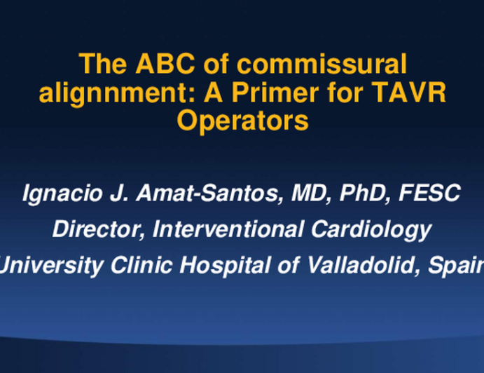 The ABCs of Commissural Alignment: A Primer for TAVR Operators