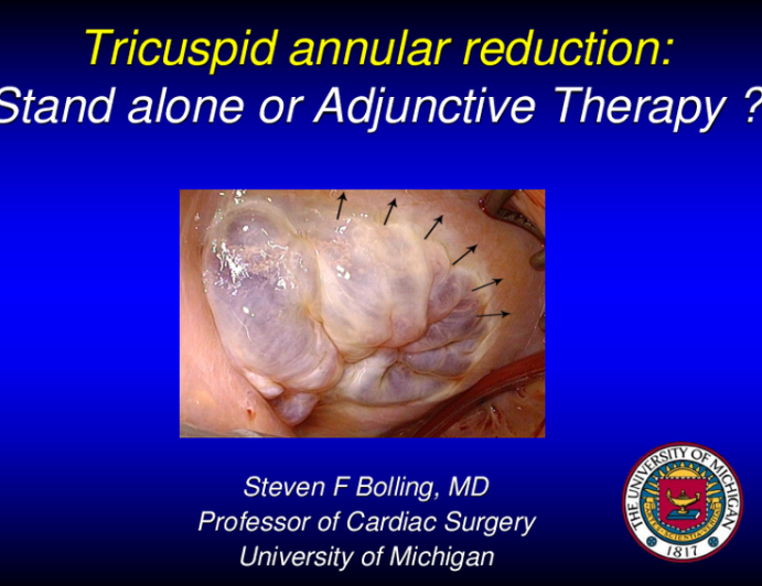 Tricuspid Annular Reduction: Stand-Alone or Adjunctive Therapy?