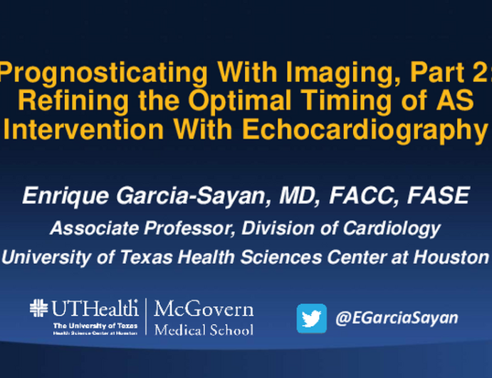 Prognosticating With Imaging, Part 2: Refining the Optimal Timing of AS Intervention With Echocardiography