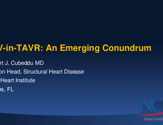 TAV-in-TAV: An Emerging Conundrum