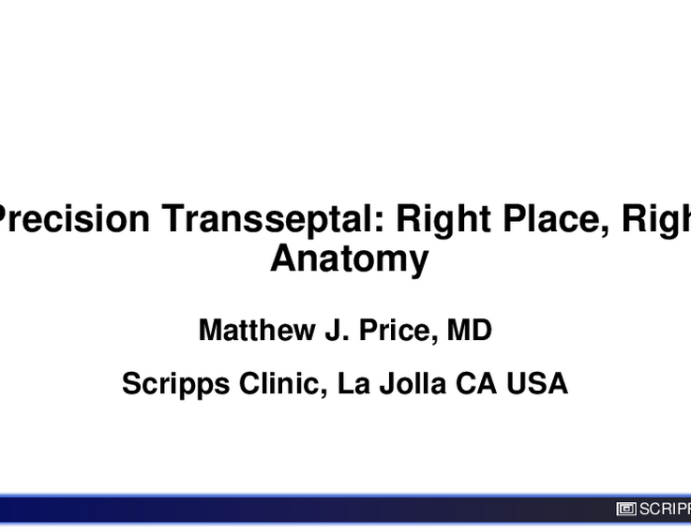 Precision Transseptal: Right Place, Right Anatomy