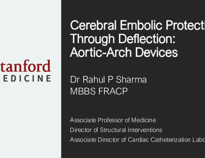 Cerebral Embolic Protection Through Deflection: Aortic-Arch Devices