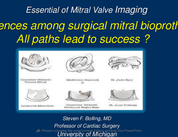 TMVR VIV: Differences Among Surgical Mitral Bioprostheses – All Paths Lead to Success