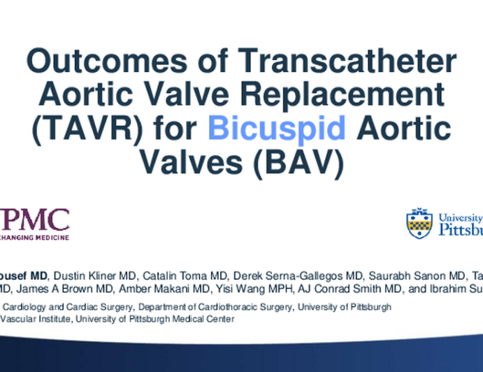 Outcomes of Transcatheter Aortic Valve Replacement for Bicuspid Aortic Valves